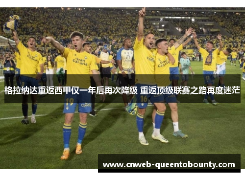 格拉纳达重返西甲仅一年后再次降级 重返顶级联赛之路再度迷茫
